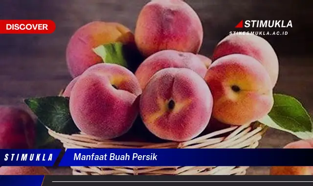 manfaat buah persik