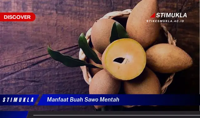 manfaat buah sawo mentah