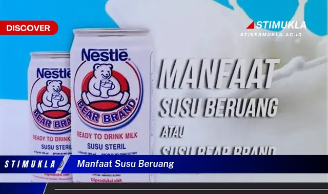 manfaat susu beruang